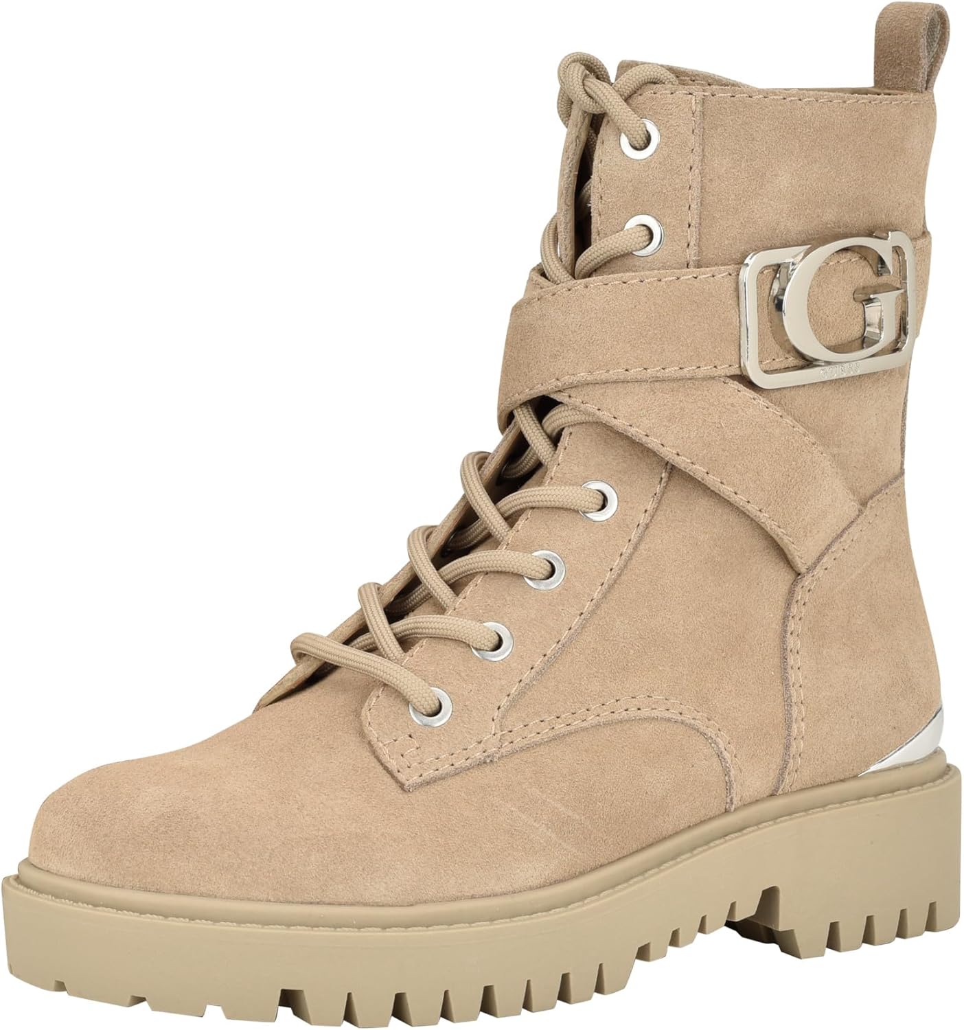 GUESS Women's Orana Combat Boot: Stylish and Functional Footwear