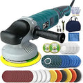 Dual Action Polisher Buffer 42Pack Kit - Beginner Friendly Control
