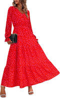 BTFBM Women Fall Dresses 2025 Casual Long Sleeve Maxi Dress