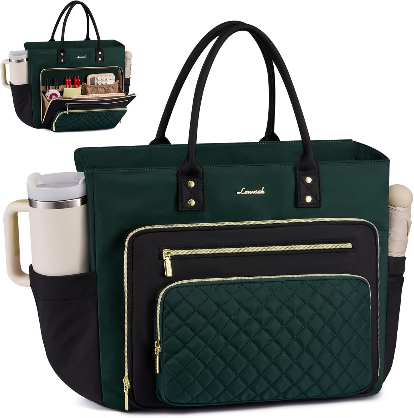 LOVEVOOK Laptop Tote Bag for Women - Stylish and Functional