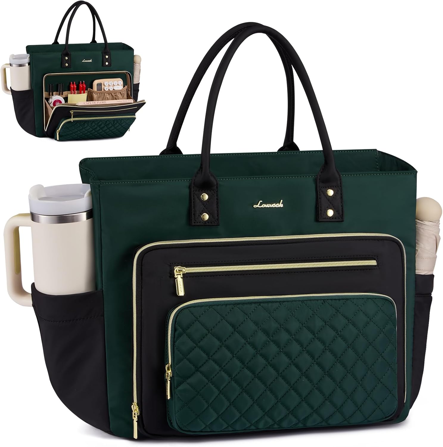 LOVEVOOK Laptop Tote Bag for Women - Stylish and Functional