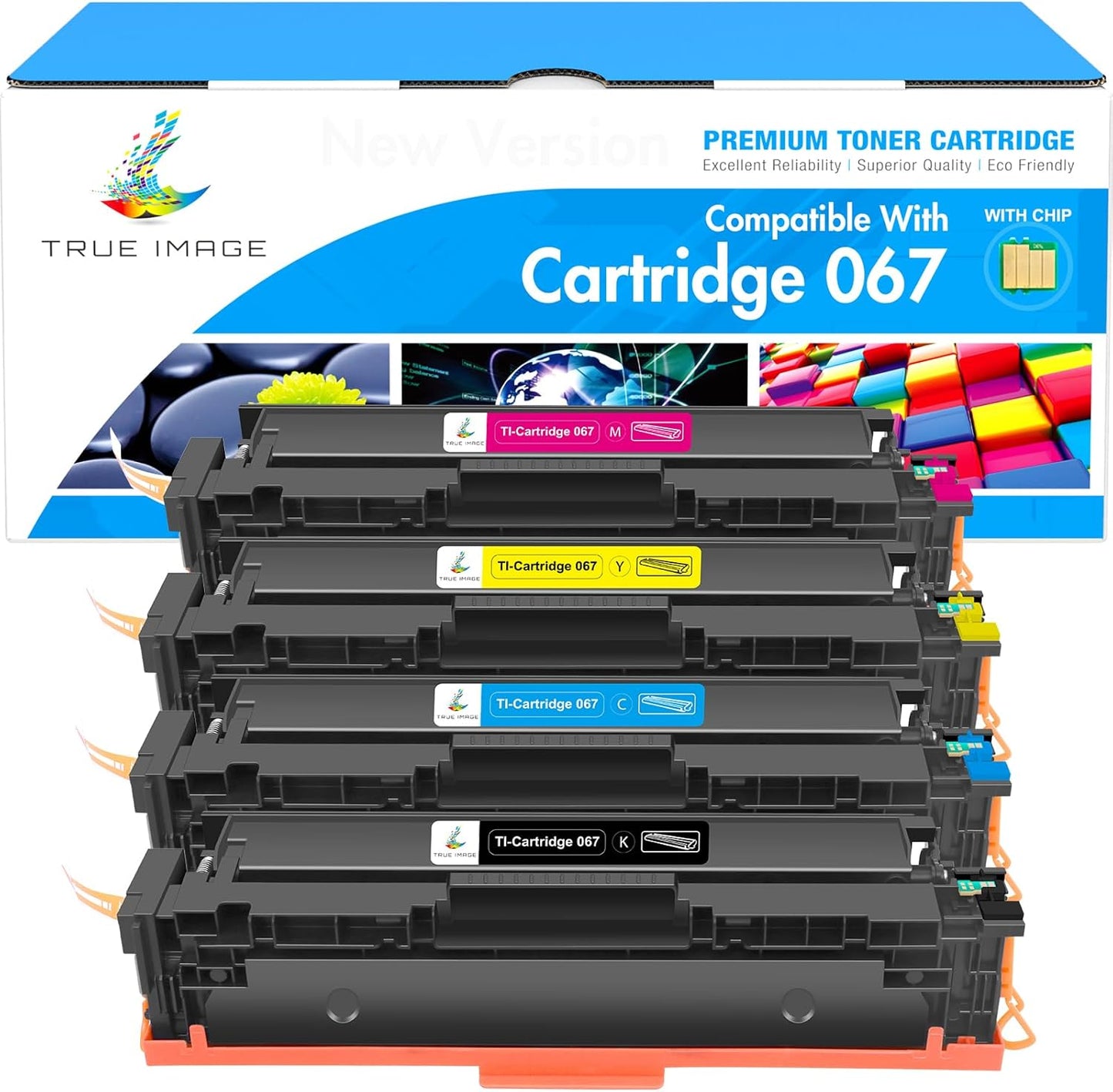 067 Toner Cartridge Set High Yield for Canon Printers 4 Pack
