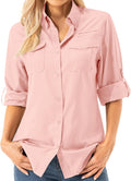 Womens UPF 50+ UV Sun Protection Safari Shirt - Cool Quick Dry
