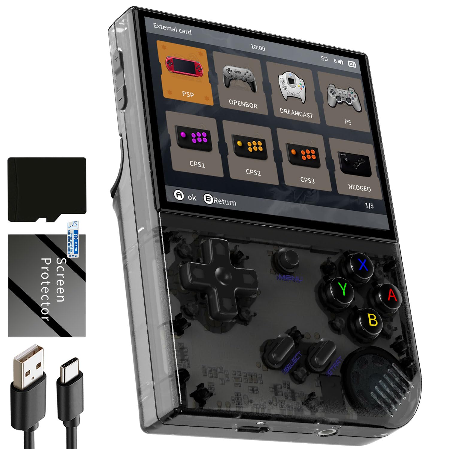 RG35XXPlus Linux Handheld Game Console with 4969 Games