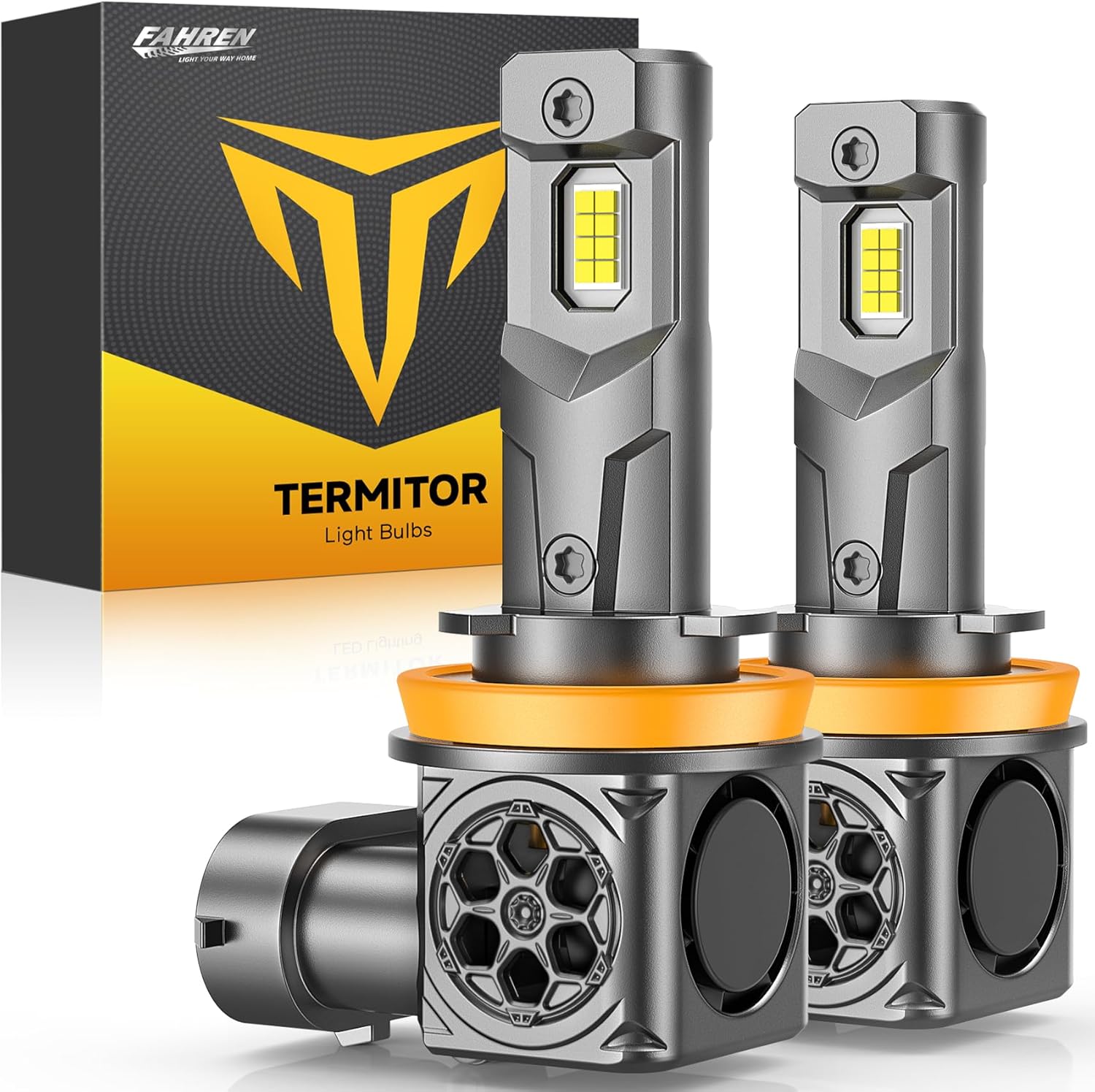 H11 LED Bulbs - 5th-Gen Brightest 70,000LM for Night Driving