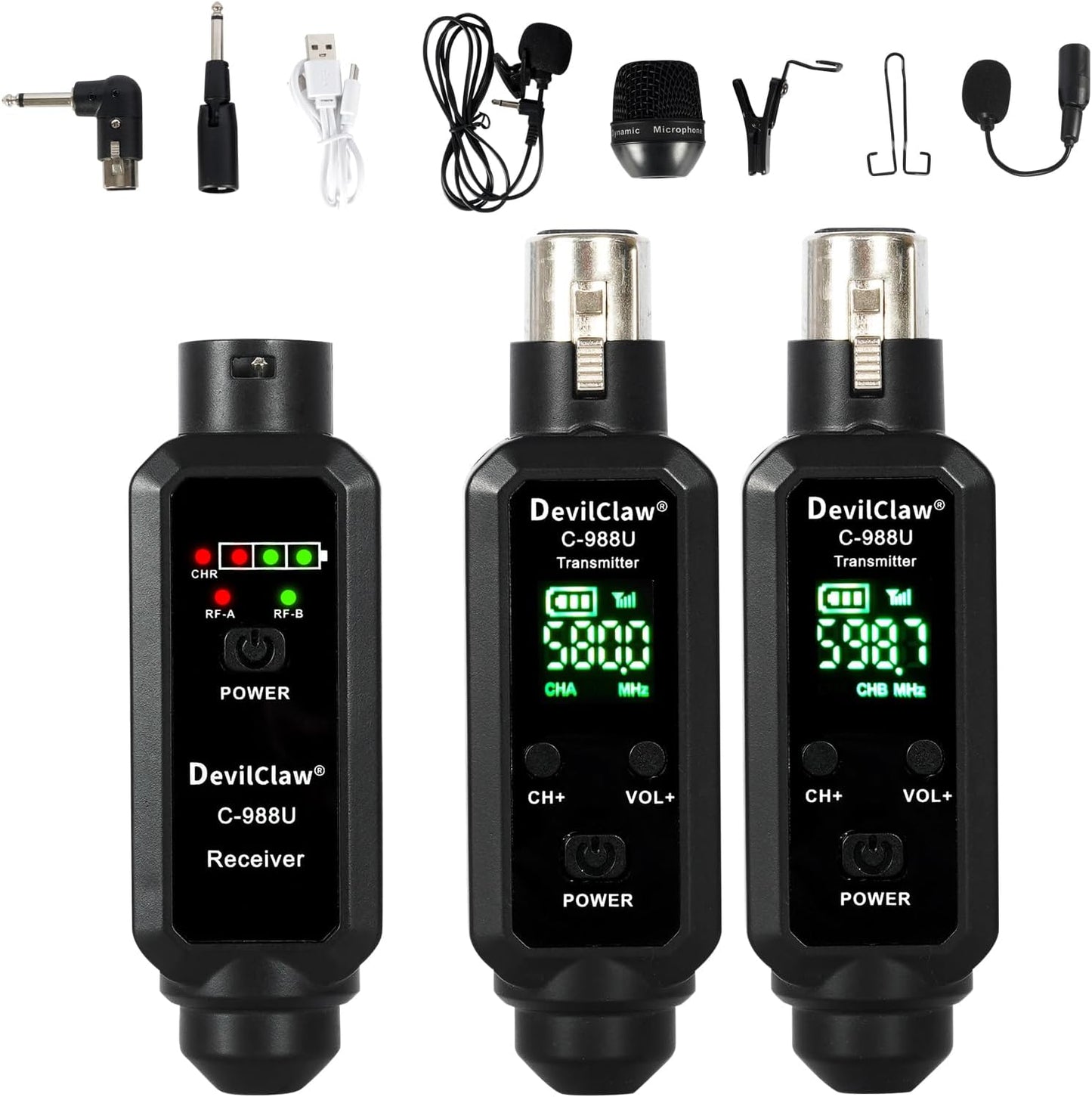 260ft Range Wireless Guitar System: Devilclaw