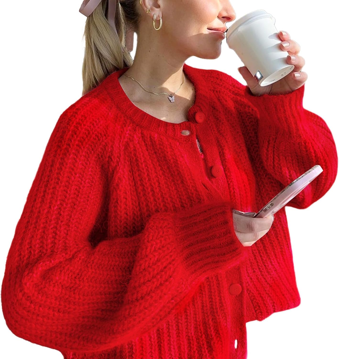 YKR Womens Fall Cardigan Sweater for Cozy Casual Style