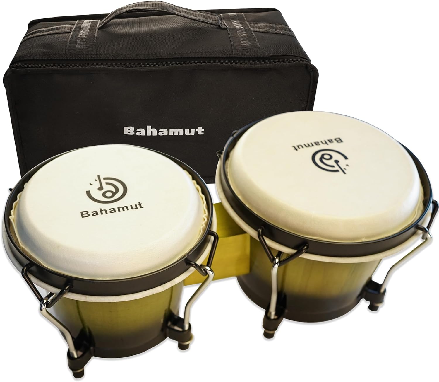 BAHAMUT Bongo Drum Set for Beginners - Perfect Gift for Music Lovers