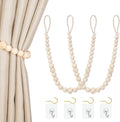 Boho Farmhouse Curtain Tiebacks - Set of 2