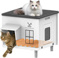 Indestructible Heated Outdoor Cat House for Winter Comfort