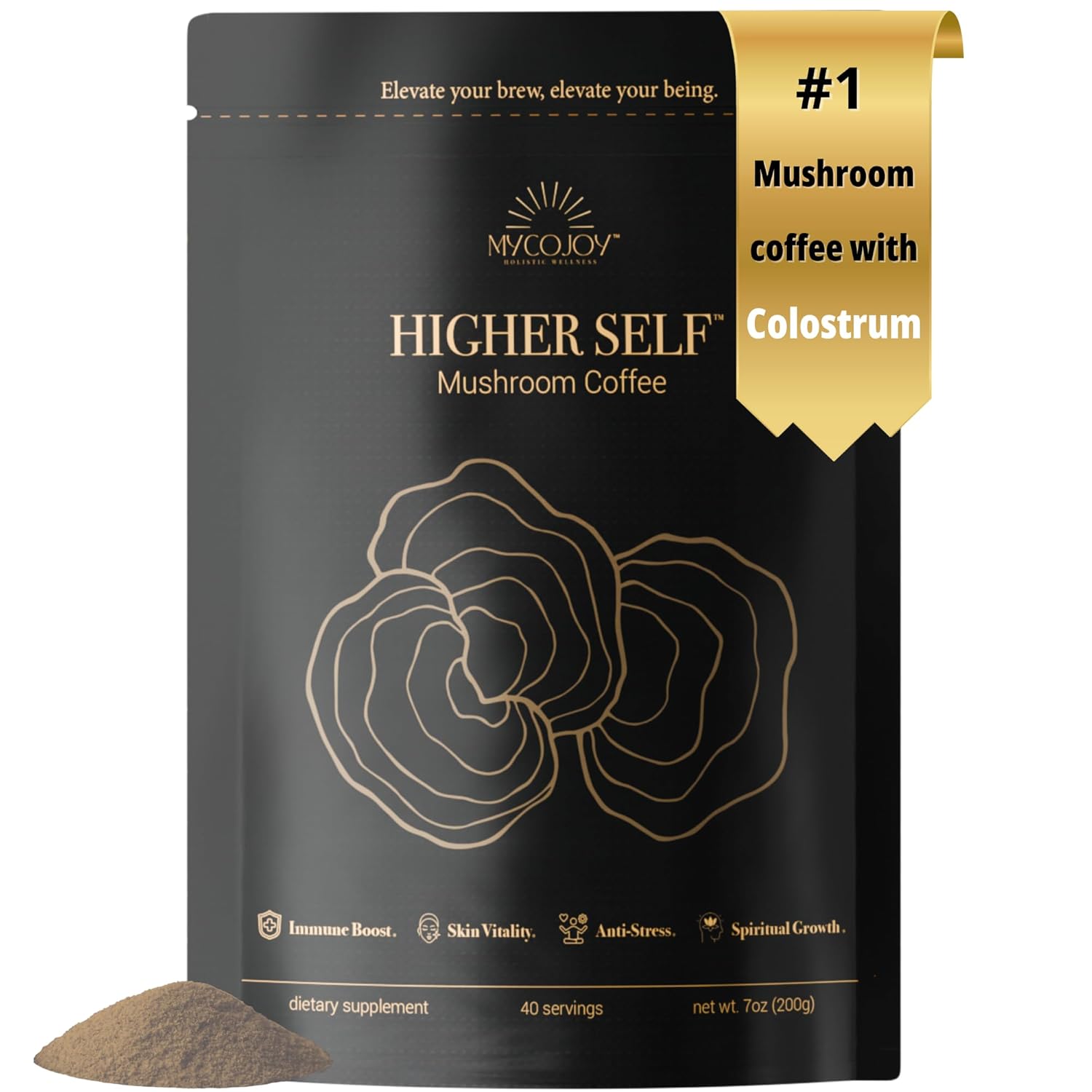 MYCOJOY Ultimate Focus & Immune Blend | Energy, Focus & Gut Health