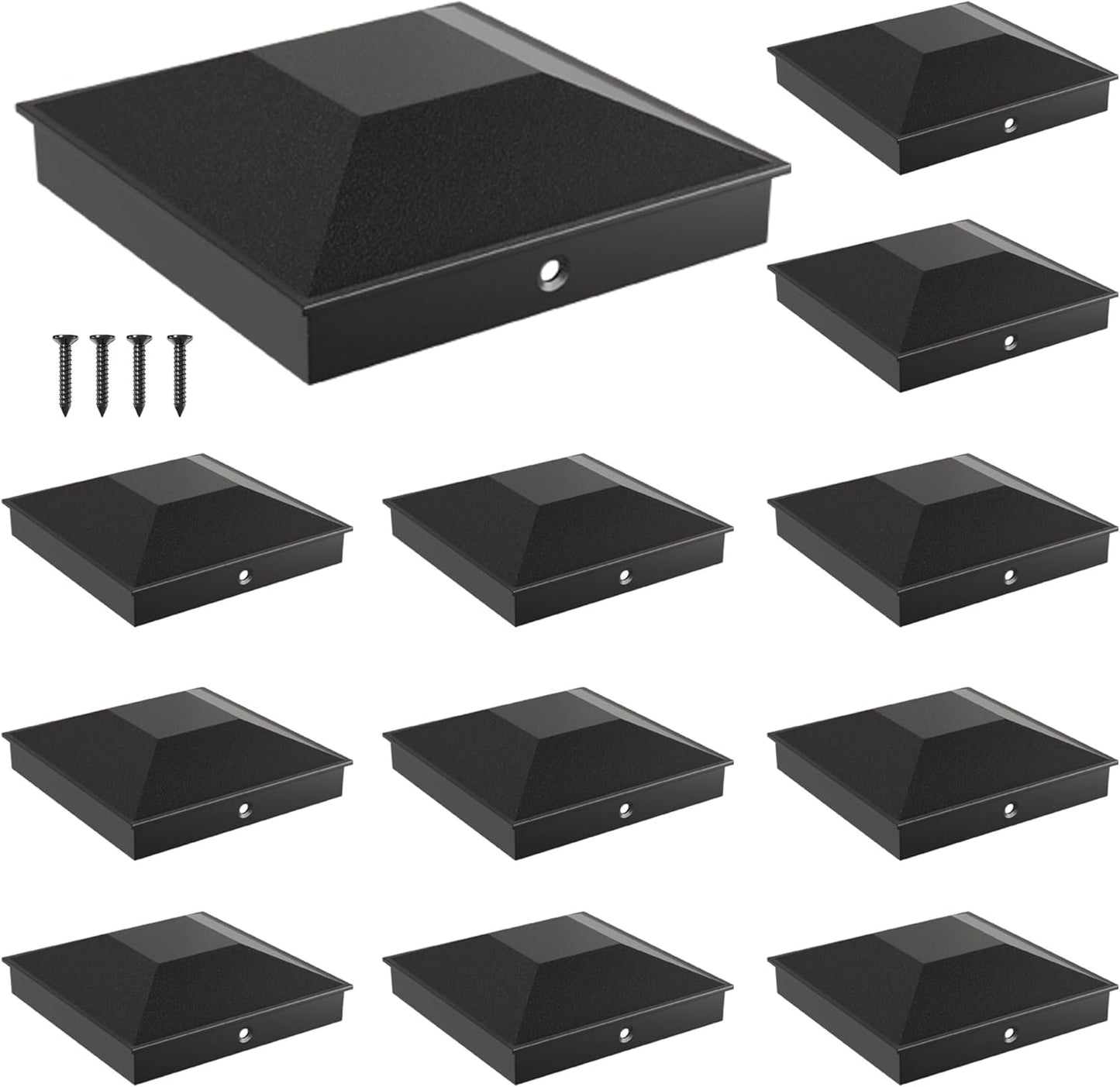 6x6 Post Caps for 5.5in Wood Fence Post - Durable Protection