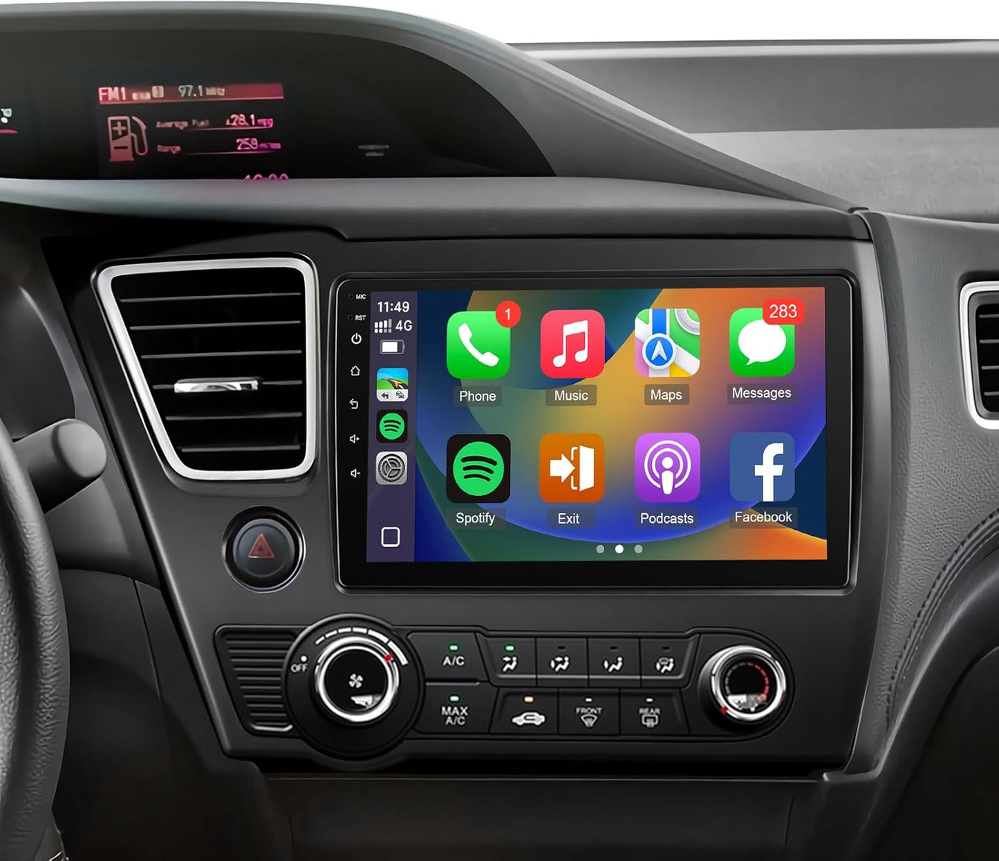 Naifay Android 12 Car Stereo for Honda Civic 2013-2017 Review