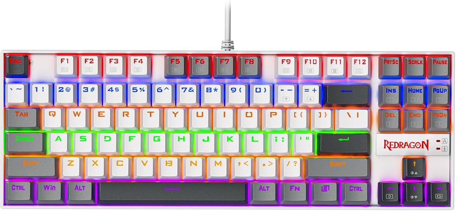 Redragon K552 Mechanical Gaming Keyboard with RGB Lighting