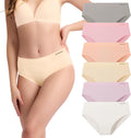 Women's Bamboo Bikini Panties Moisture-Wicking 6-Pack - Breathable fit