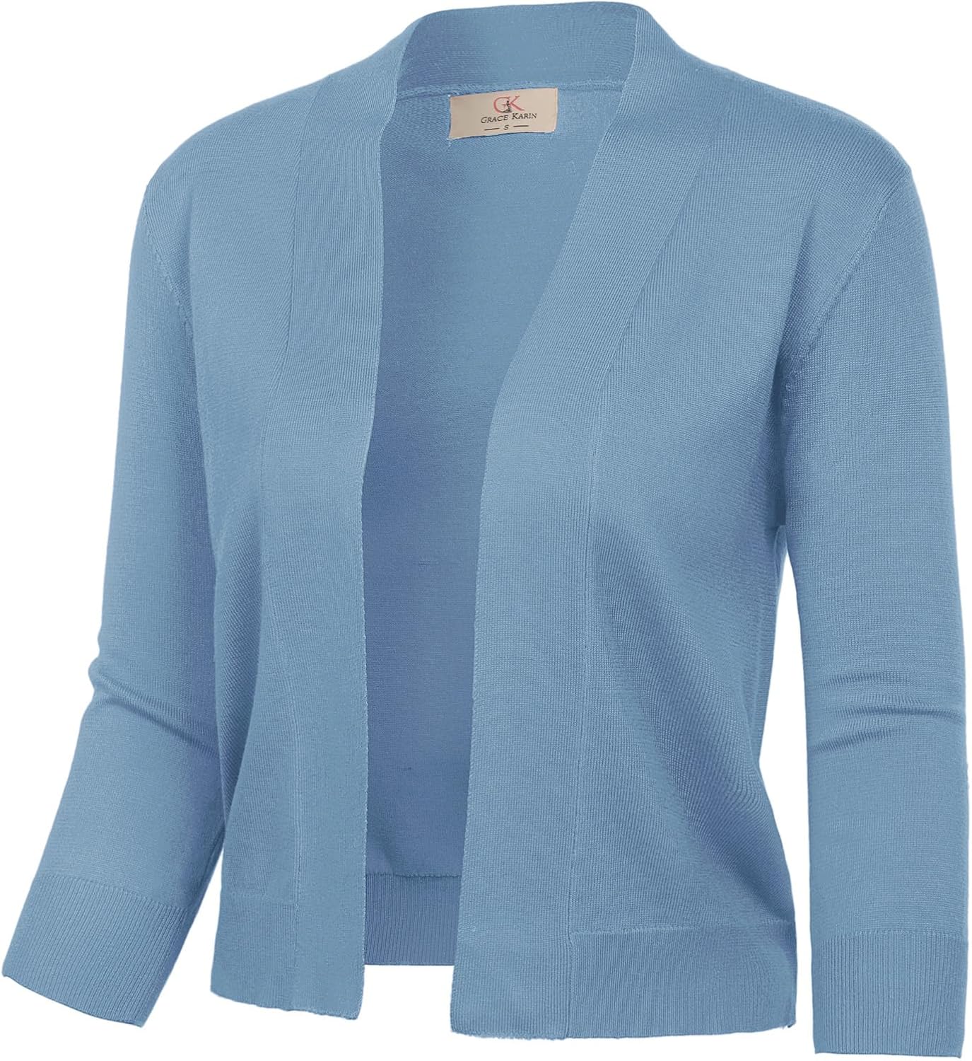 Stylish 3/4 Sleeve Cropped Cardigan for Any Occasion