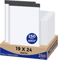 Metronic Poly Mailers 19x24 in 250pcs - Durable, Waterproof Shipping