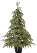 3FT Tabletop Artificial Cedar Cypress Tree - Lush Morandi Look
