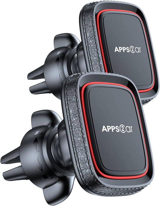 APPS2Car Magnetic Phone Mount x2 - Secure & Hands-Free