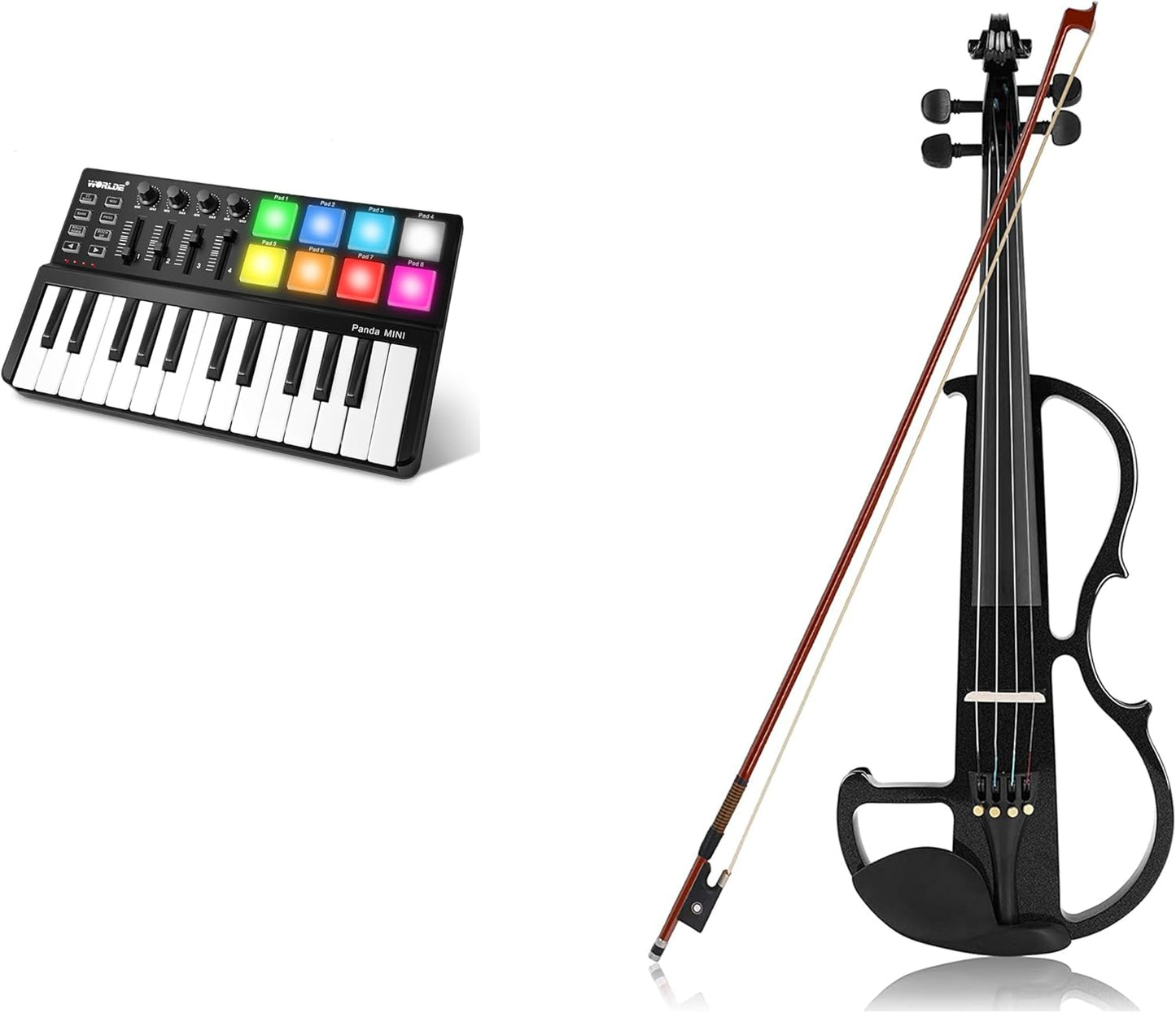 Vangoa 25-Key MIDI Keyboard Controller - Black