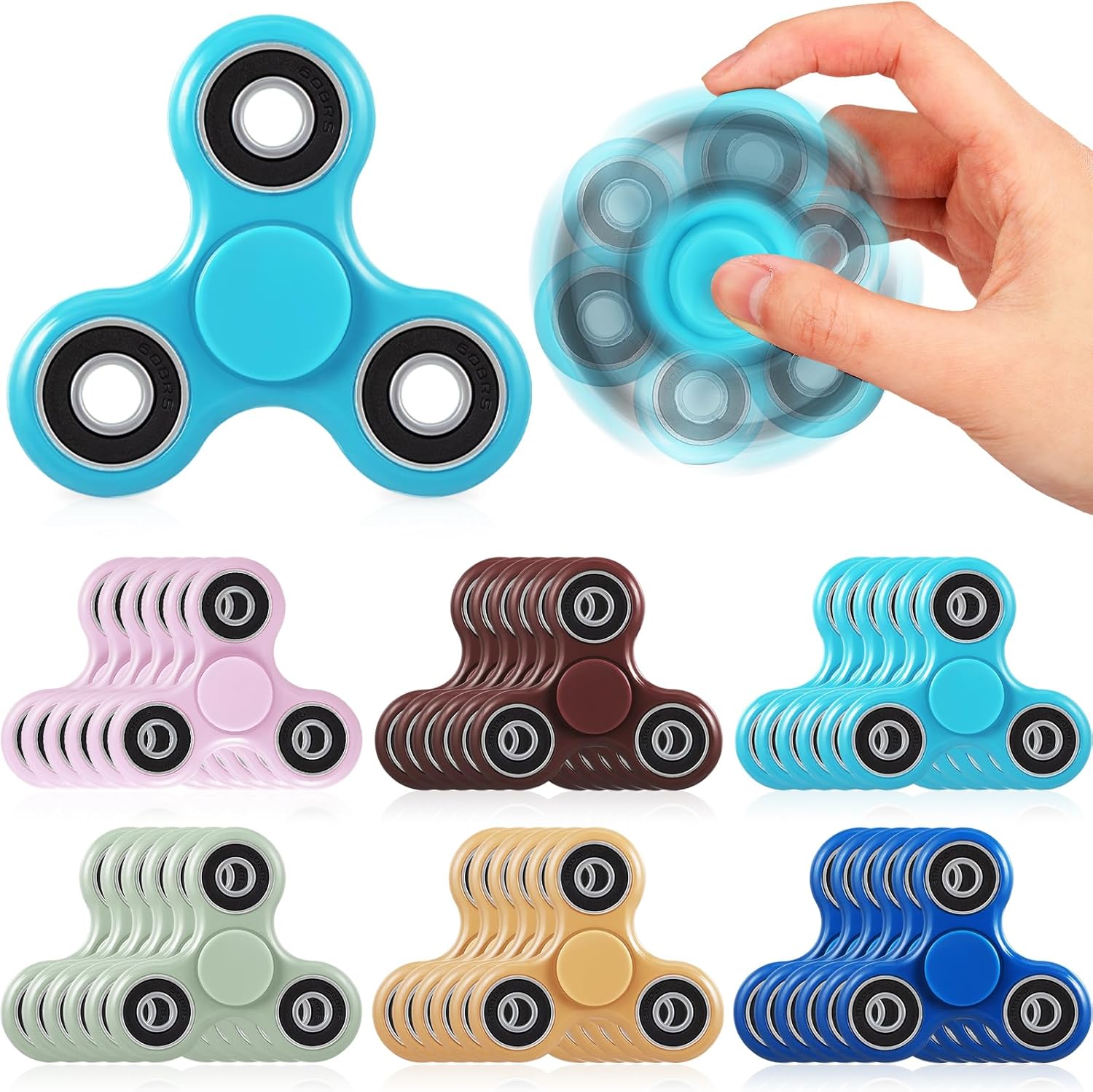 102 Pcs Fidget Spinner Toy Set for Stress Relief and Fun