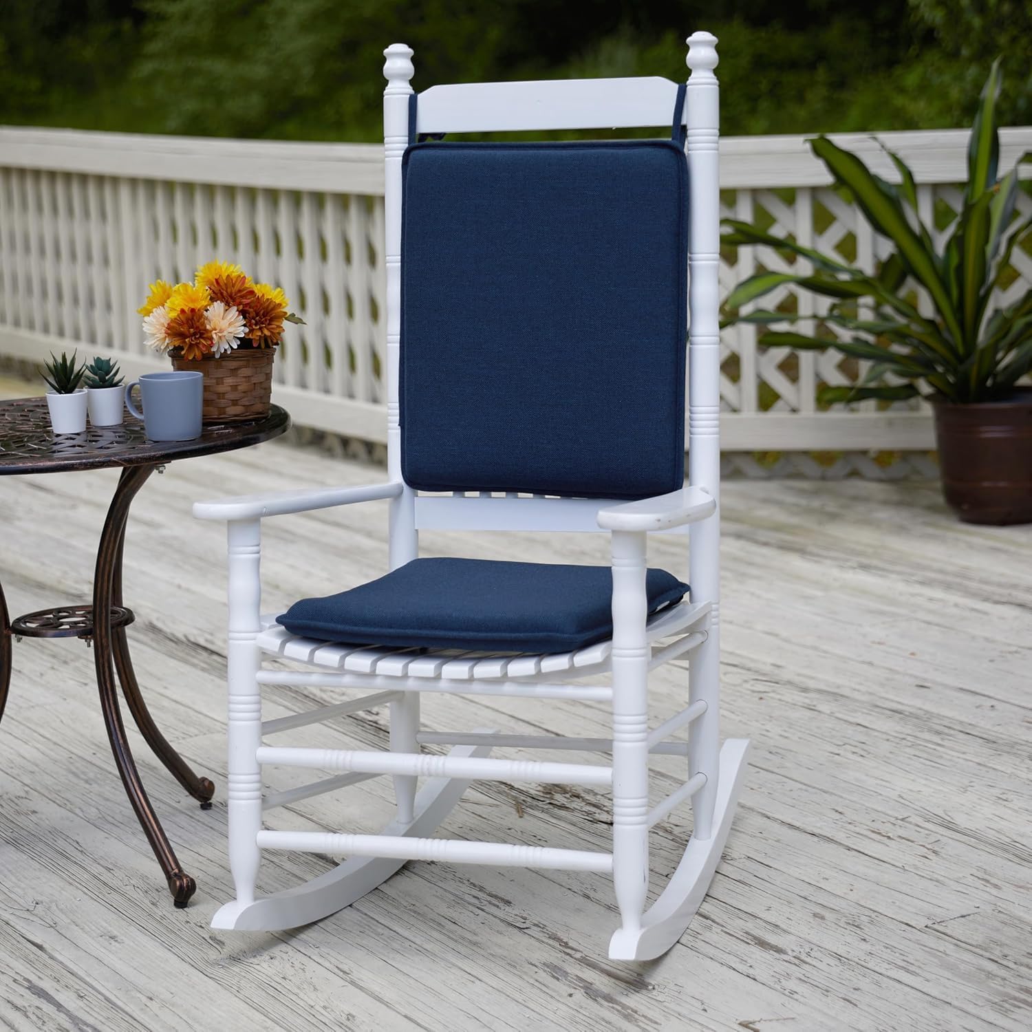 Klear Vu Porch Rocking Chair Cushion Set for Ultimate Comfort