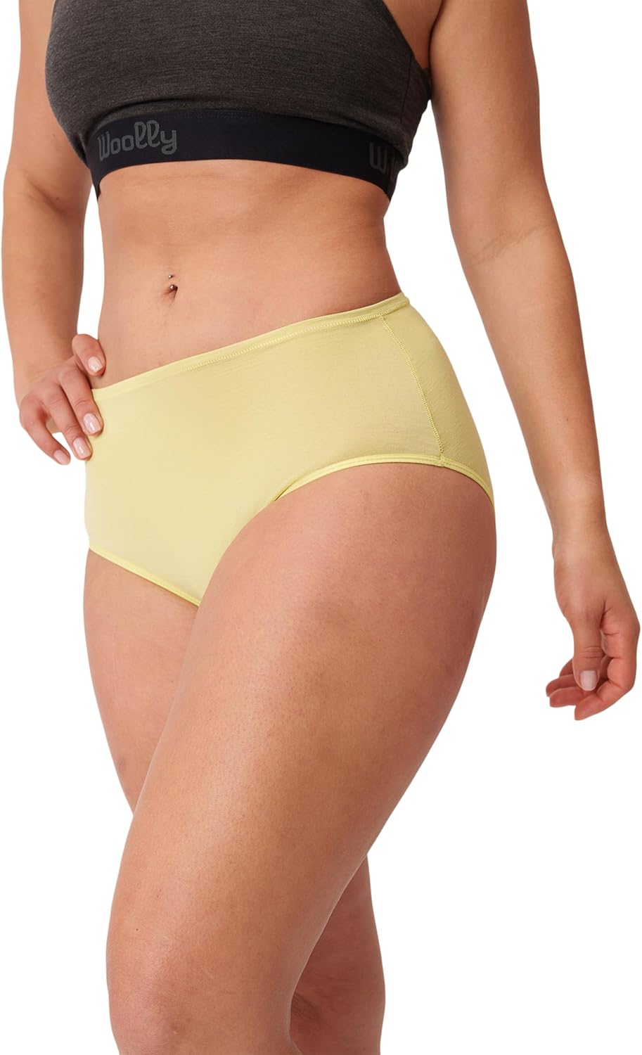Women's Merino Wool Bikini: Soft, Breathable, High-Waist Comfort