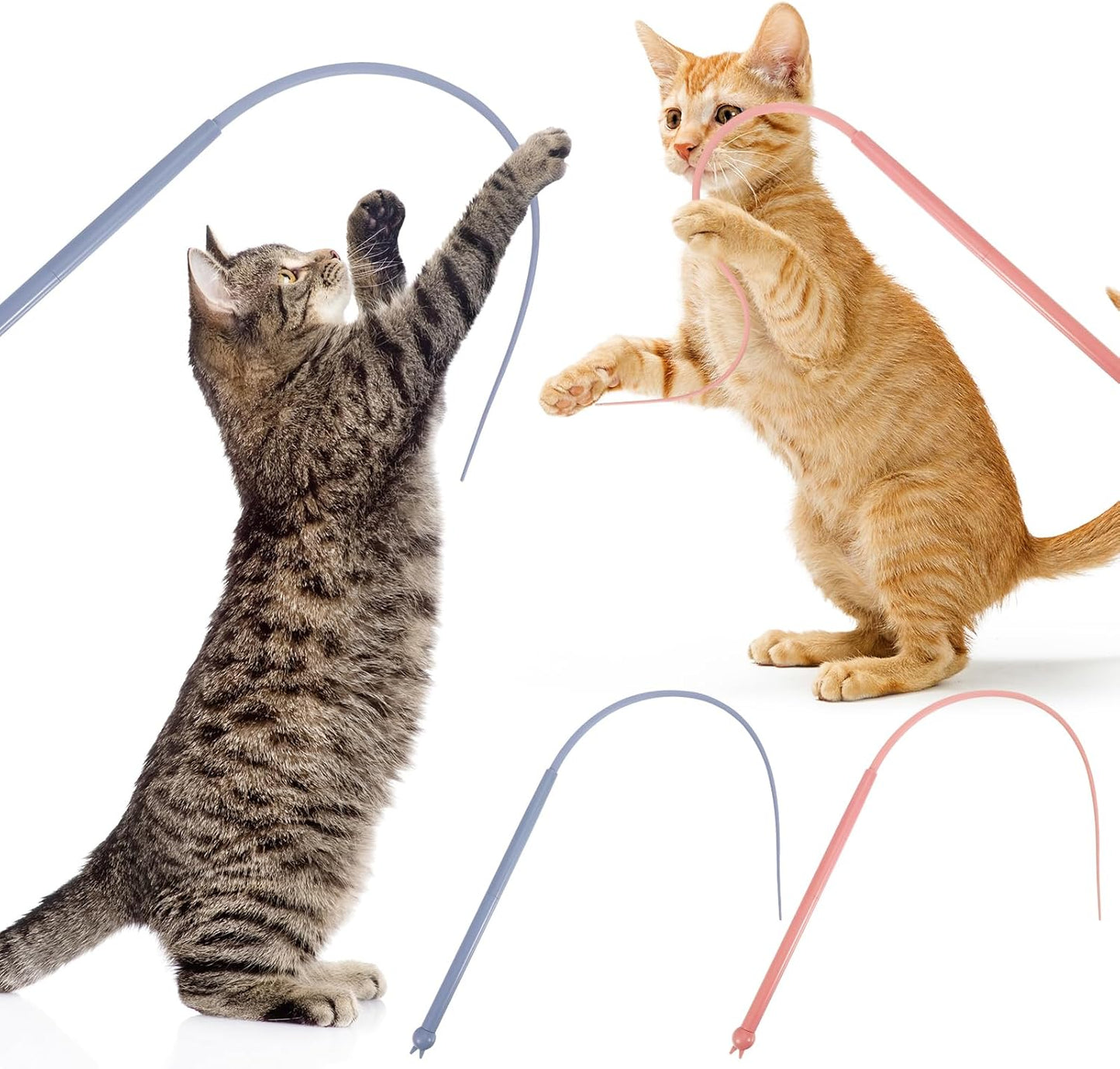 Interactive Silicone Cat Wand - Keep Indoor Cats Entertained!