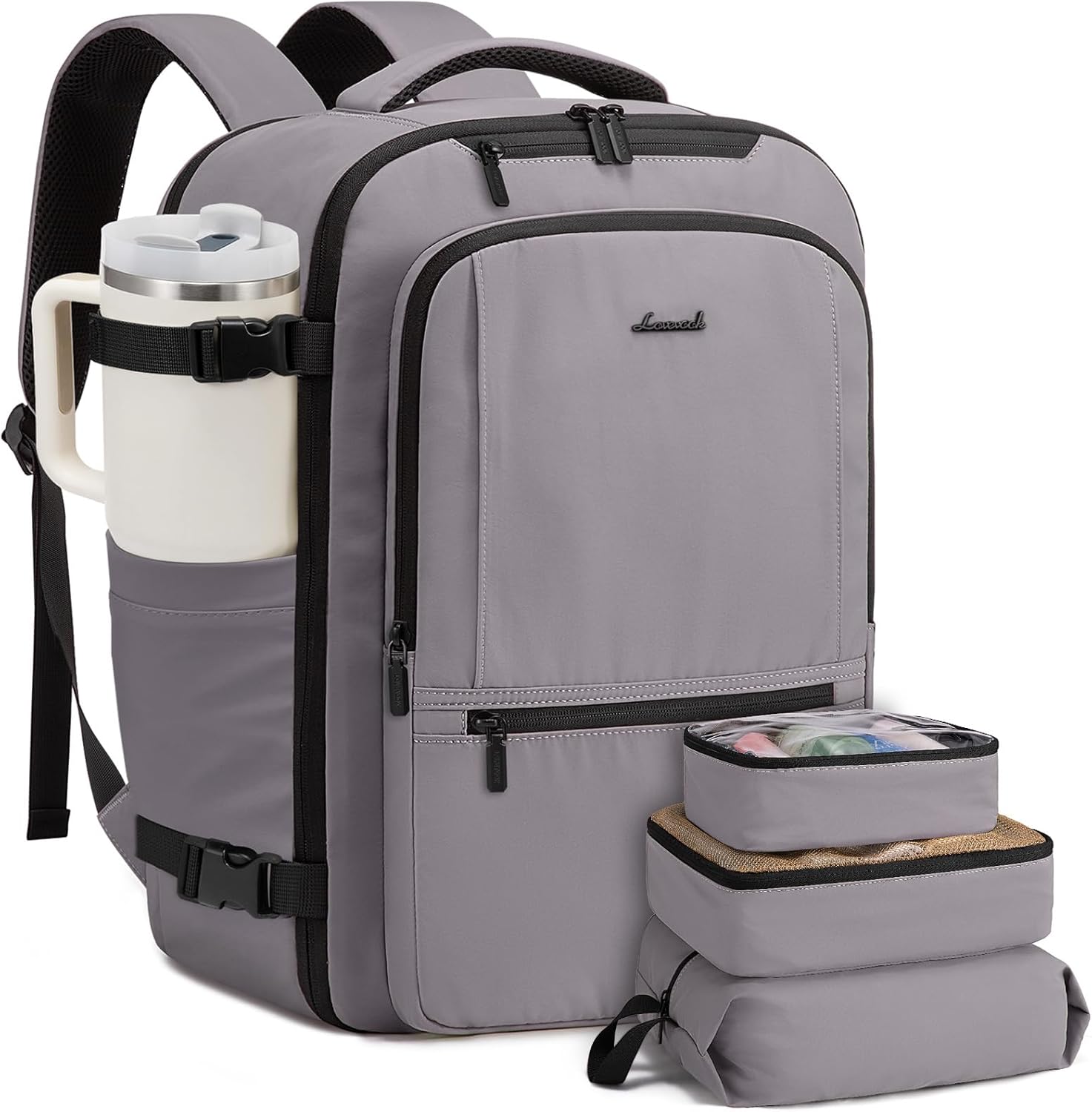 LOVEVOOK Travel Backpack for Women & Men - 40L Carry On Bag