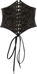 Daisy corsets Lavish Black Brocade Corset Belt Cincher - Slimming