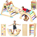 YOLEO Large Pikler Triangle Set: Fun Montessori Climbing Toys