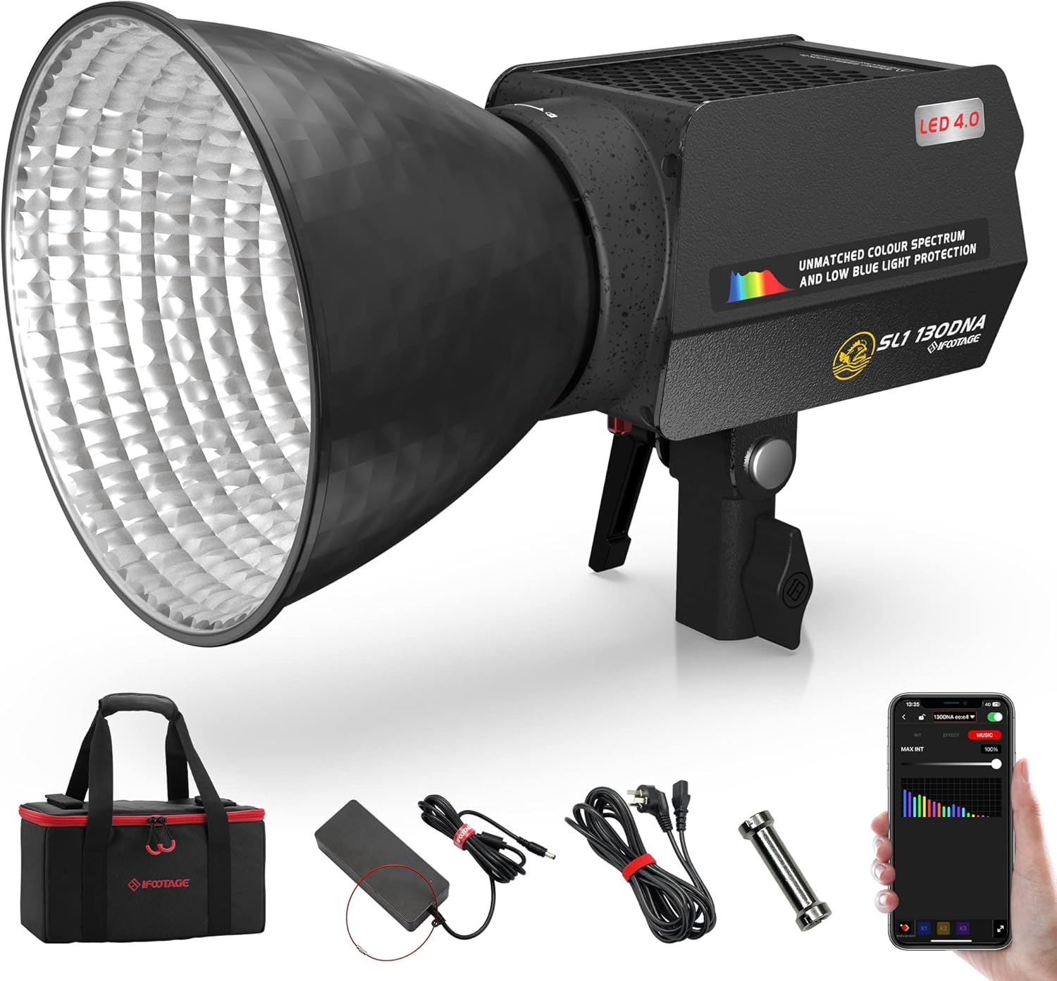 IFootage LED Video Light - 130W Daylight Continuous Lighting