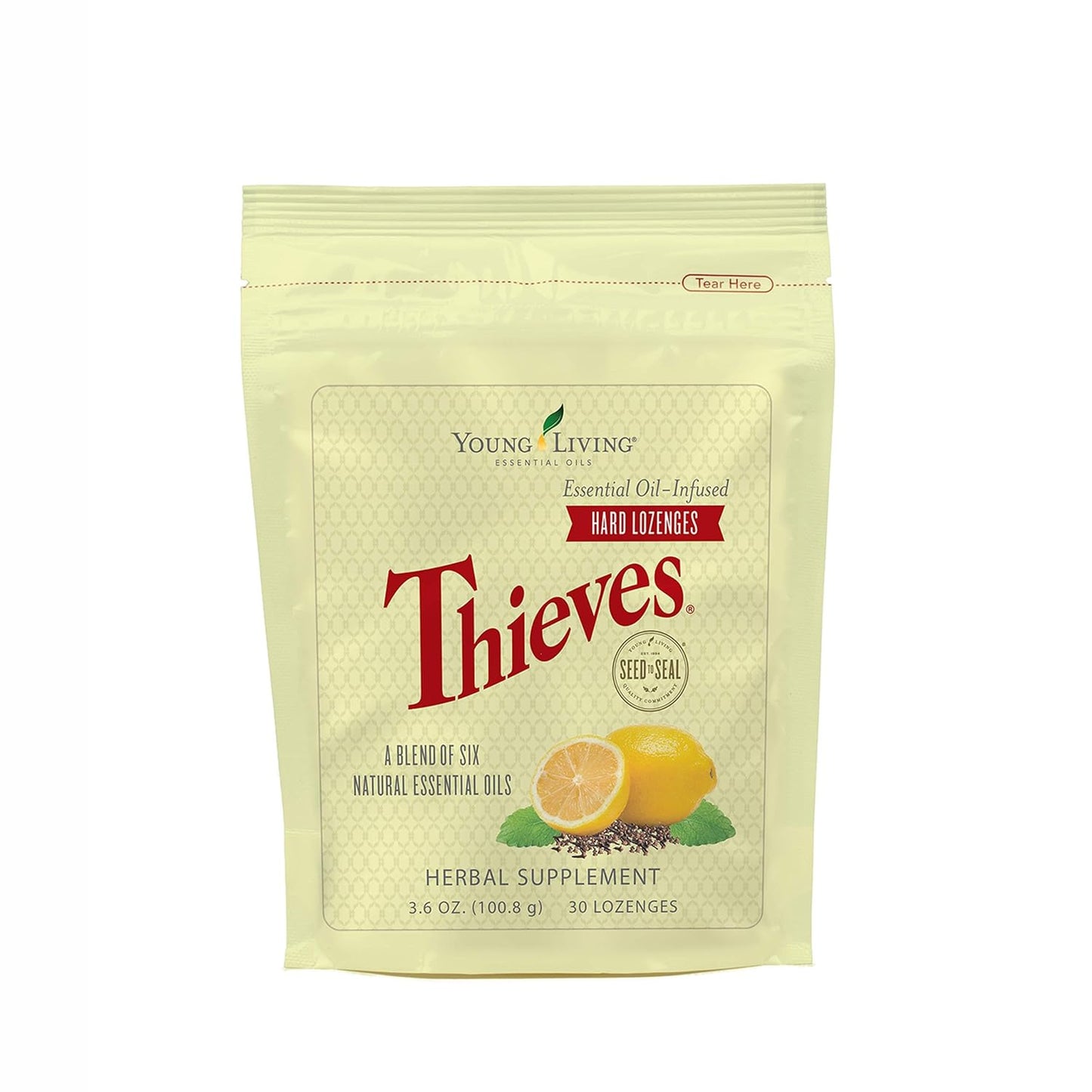 Thieves Hard Lozenges for Dry Mouth & Sore Throat Relief
