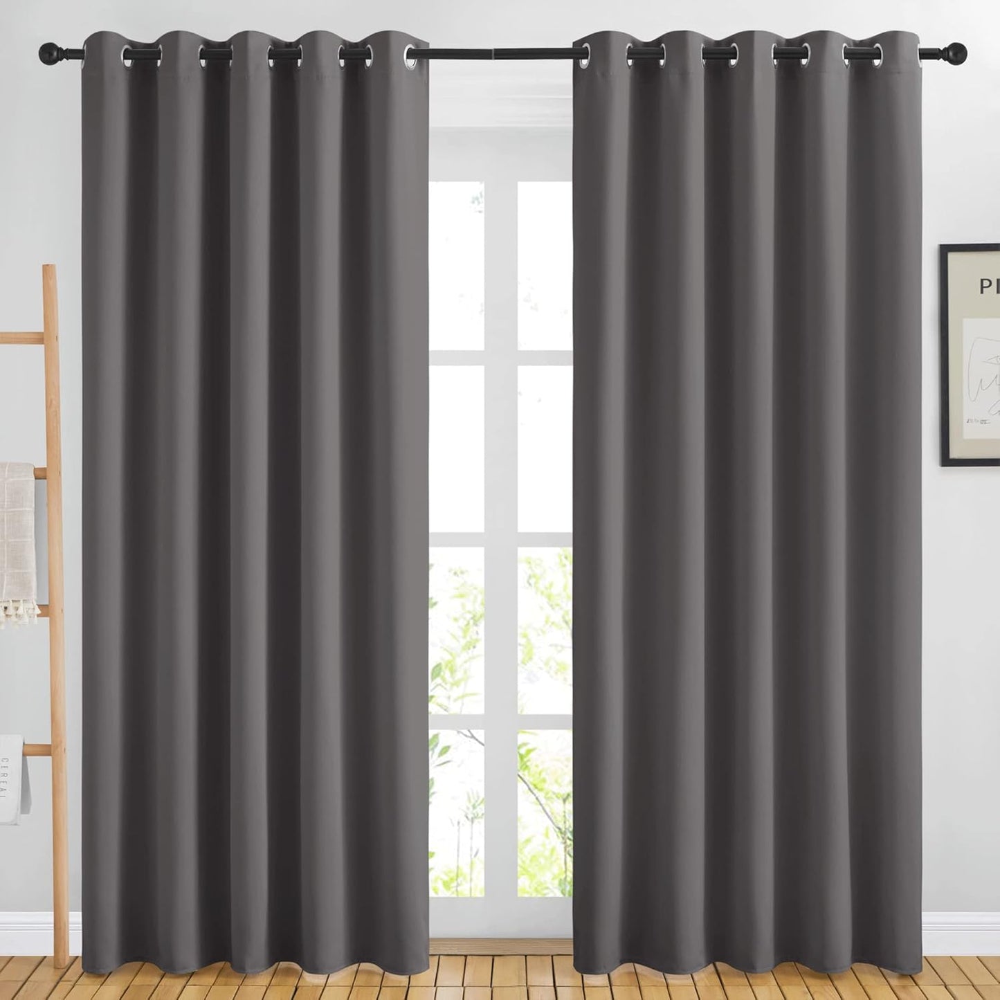NICETOWN Blackout Curtains Panels for Bedroom - 66 x 84 Inch
