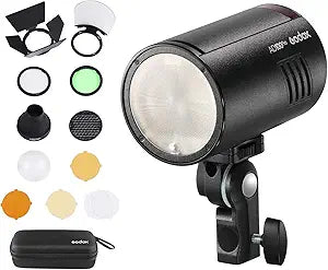 GODOX AD100Pro Pocket Flash Light with OLED Screen and Accessories