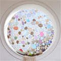 Rainbow Window Film Privacy Cling - Holographic Stained Glass Effect