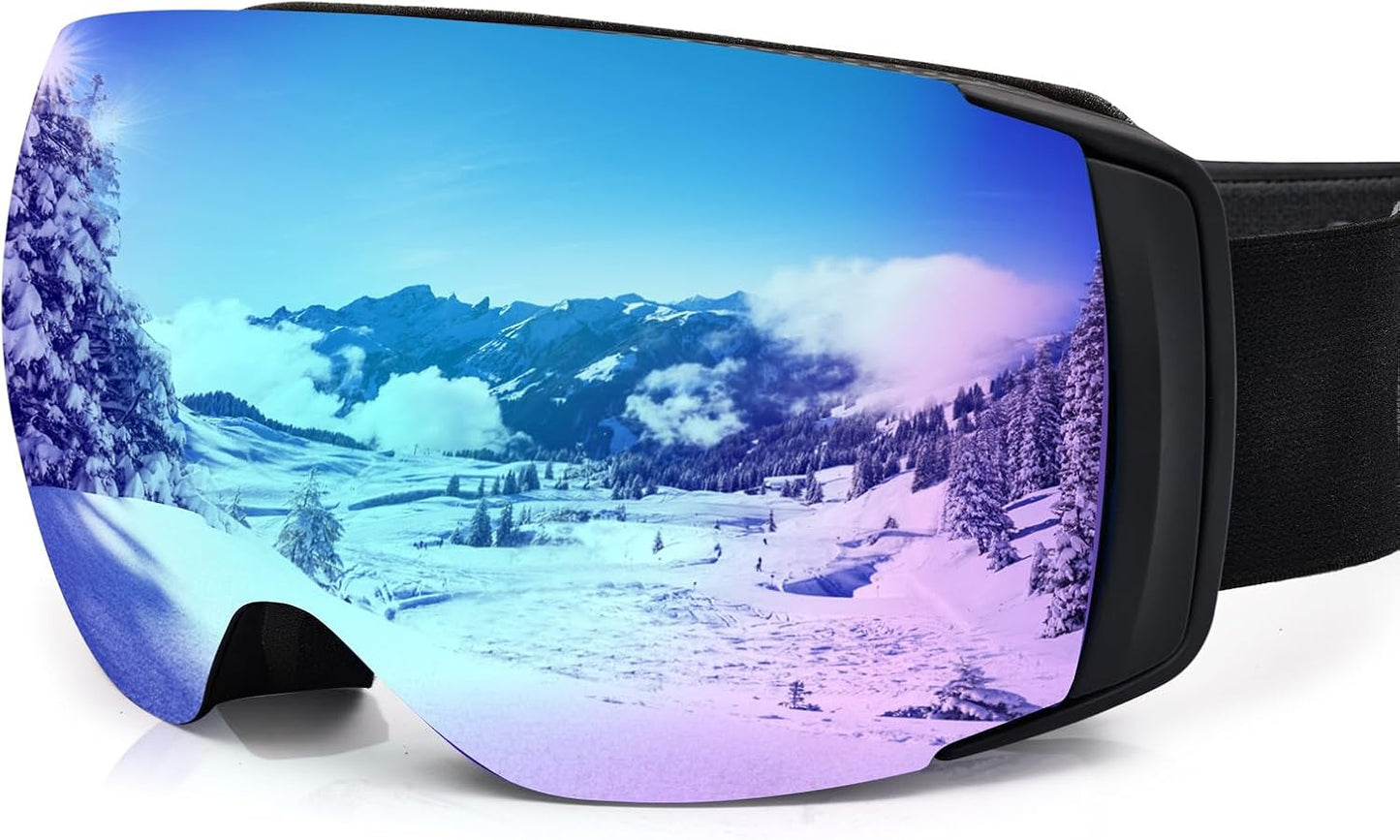 ORANZI Ski Goggles | Anti-Fog/Scratch | 100% UV Protection