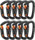 UIAA Certified Heavy Duty Large Locking Carabiner Clips - Durable 25kN