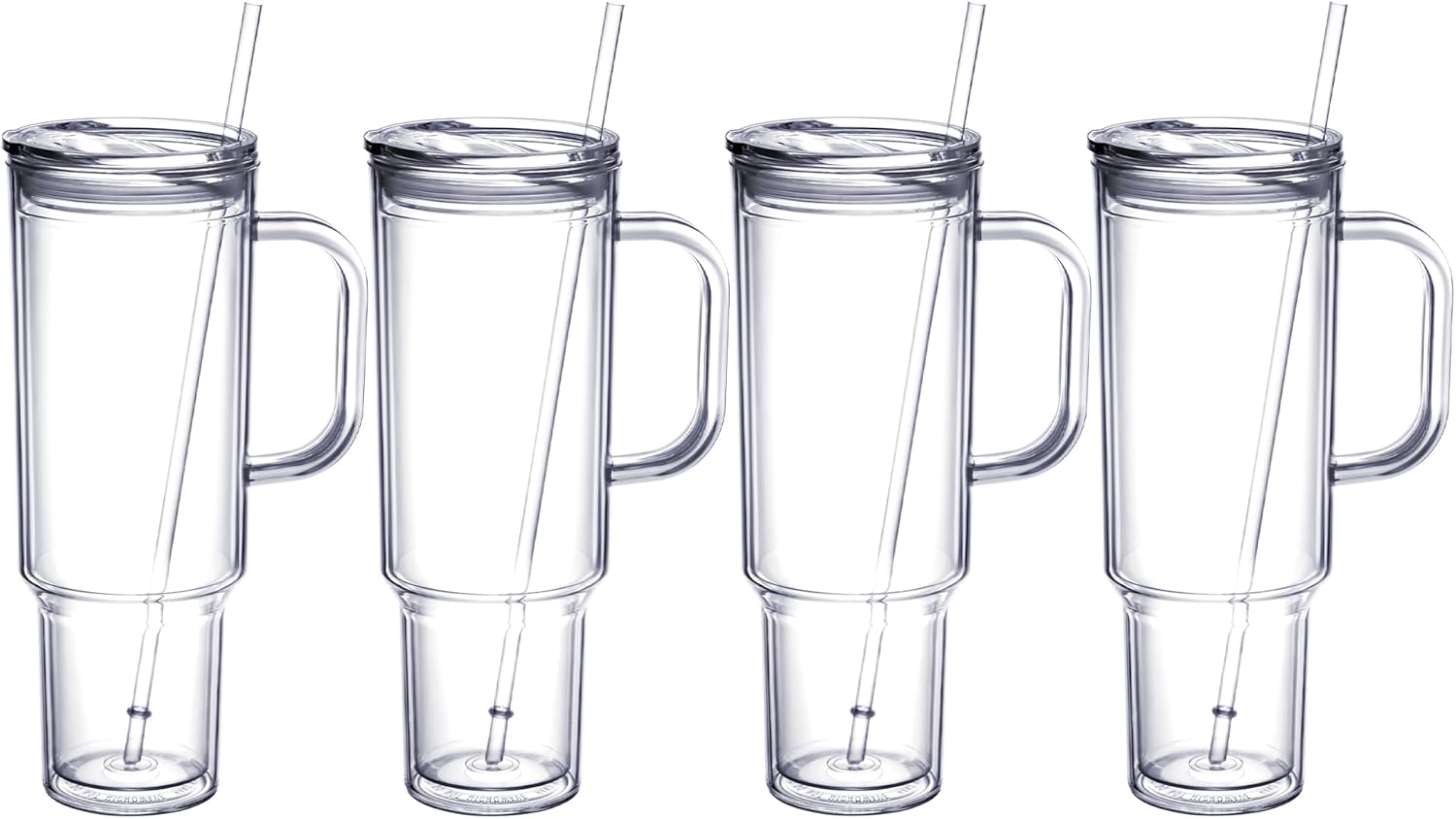 MEWAY 40 oz Tumbler with Handle and Straw Lid for All Occasions