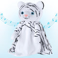White Tiger Baby Sleep Lovey with White Noise and Heartbeat - Sleep