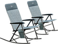 TIMBER RIDGE Adjustable Rocking Camping Chair - Padded High Back