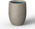 Kante 11.8 in Tall Concrete Planter - Large Indoor Outdoor Pot