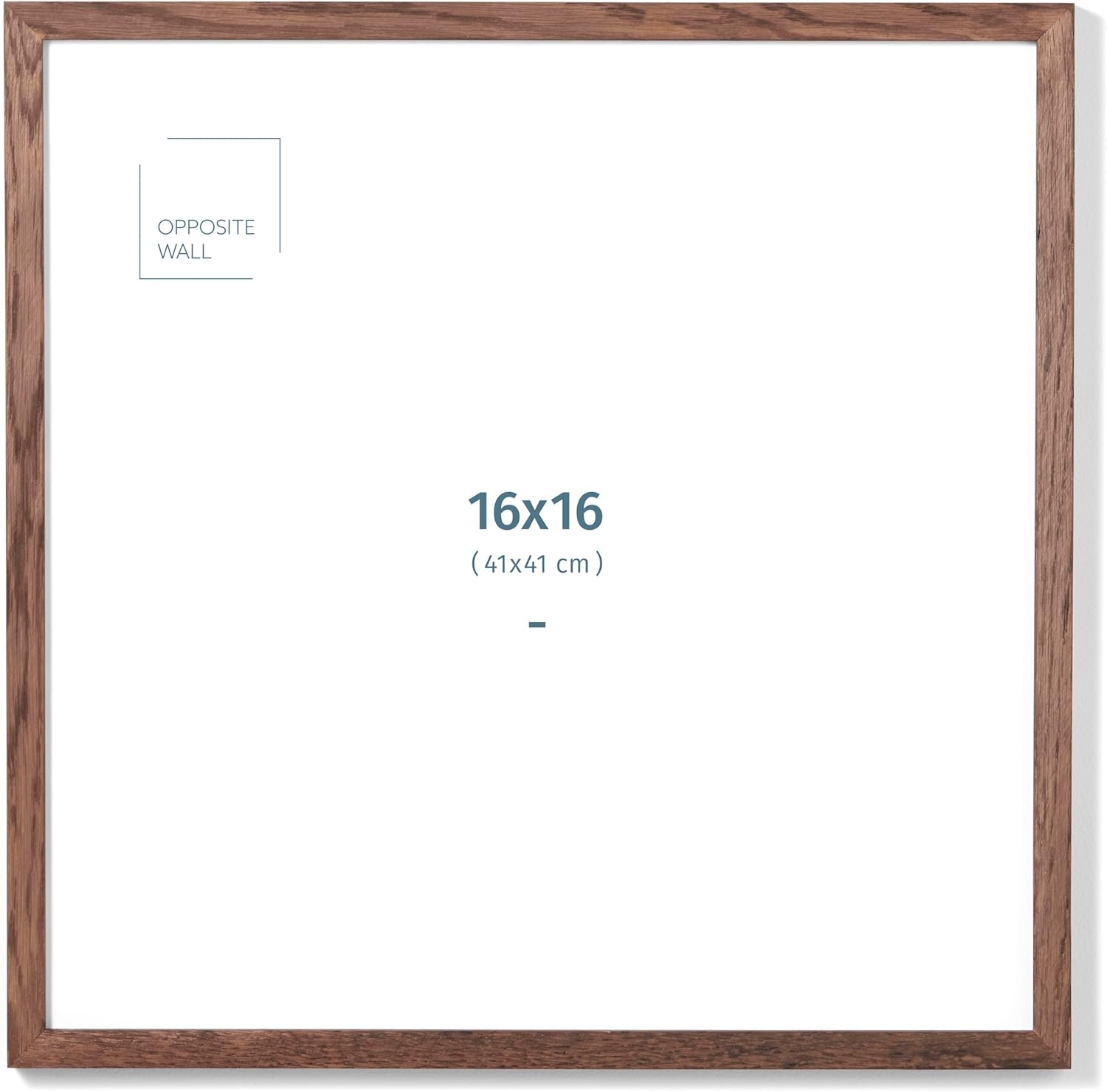 Dark Solid Oak Wood Picture Frame - Versatile Wall Decor