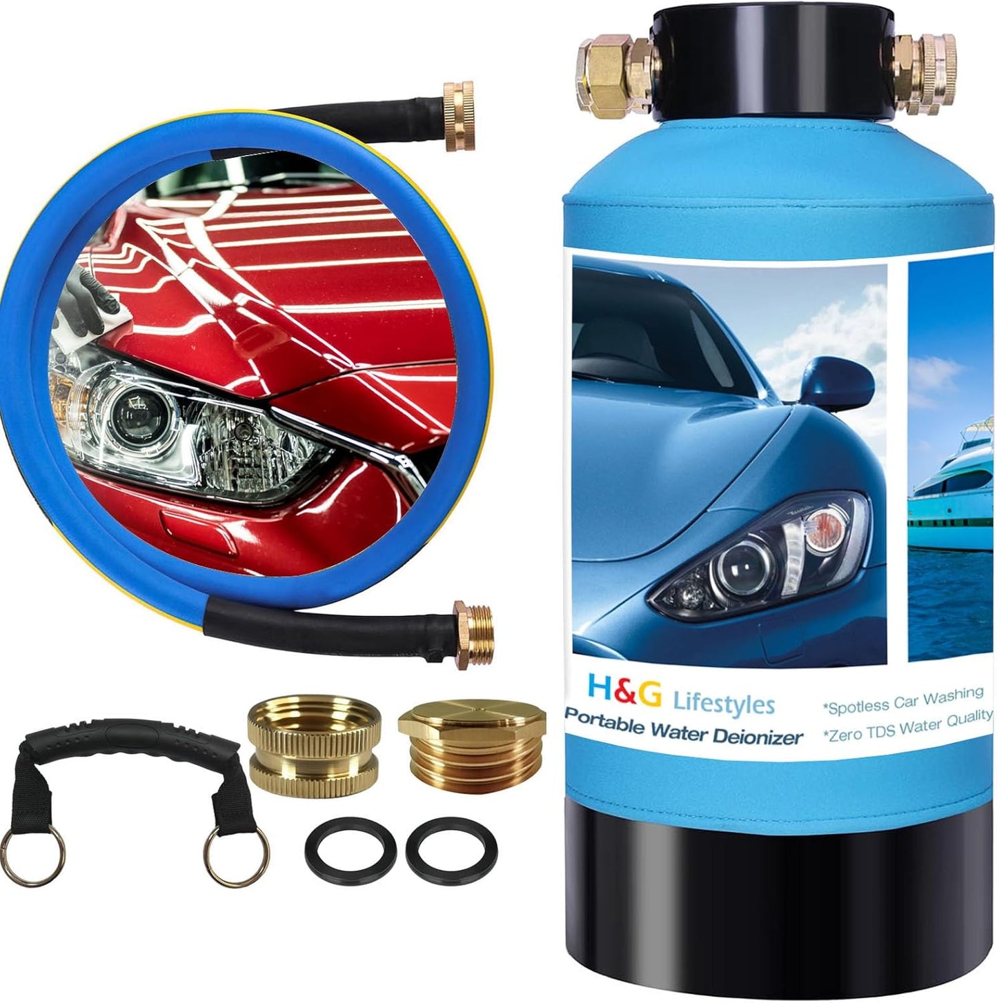 H&G lifestyles Water Deionizer for Spotless Car Washing System