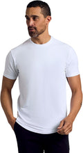 True Classic Mens Curved Hem Tee - Modern Fit Long Tail Shirt cut