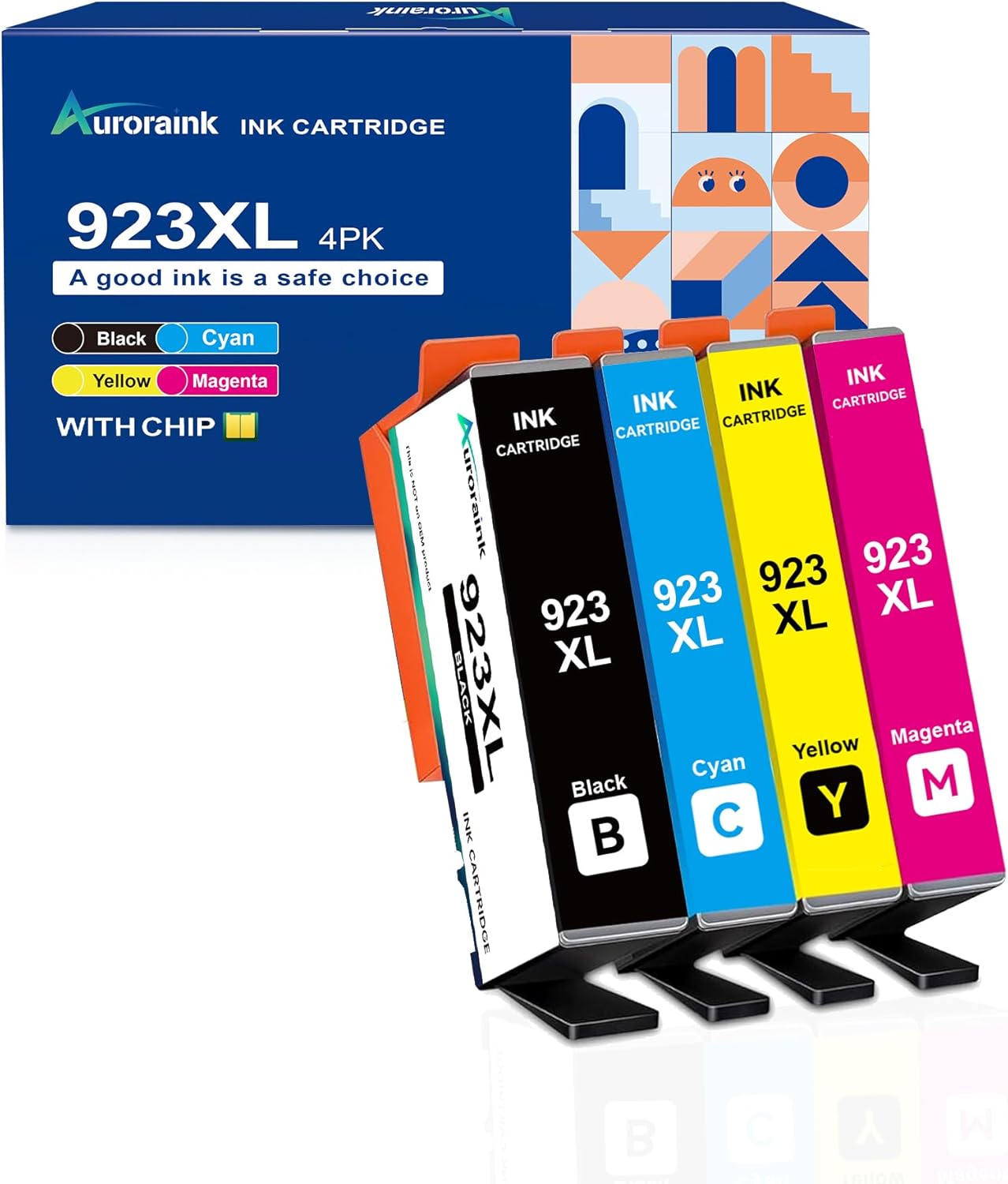 923XL Ink Cartridges Combo Pack for HP OfficeJet Pro Printers