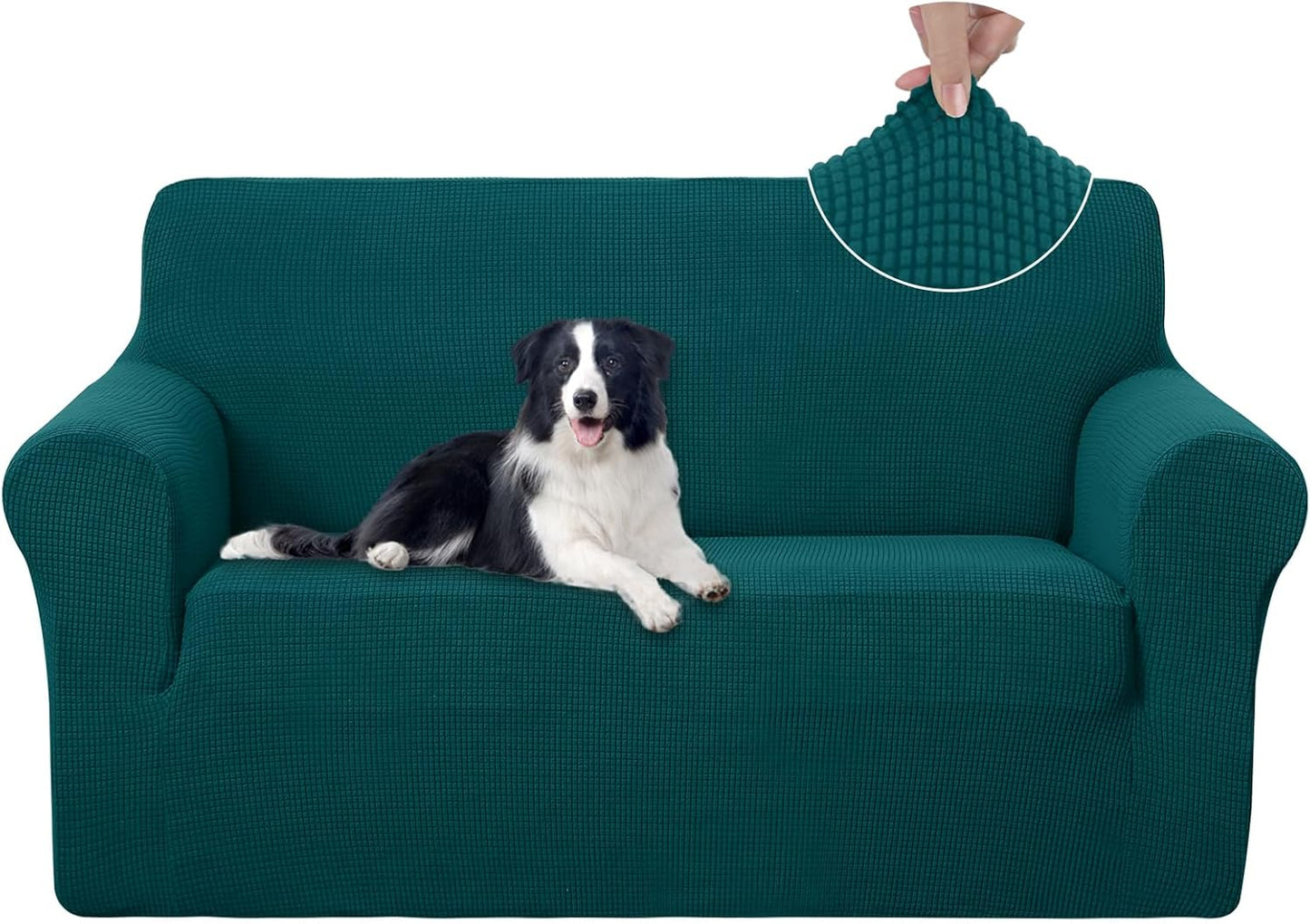 U-NICE HOME Loveseat Cover Stretch Couch Protector for Pets