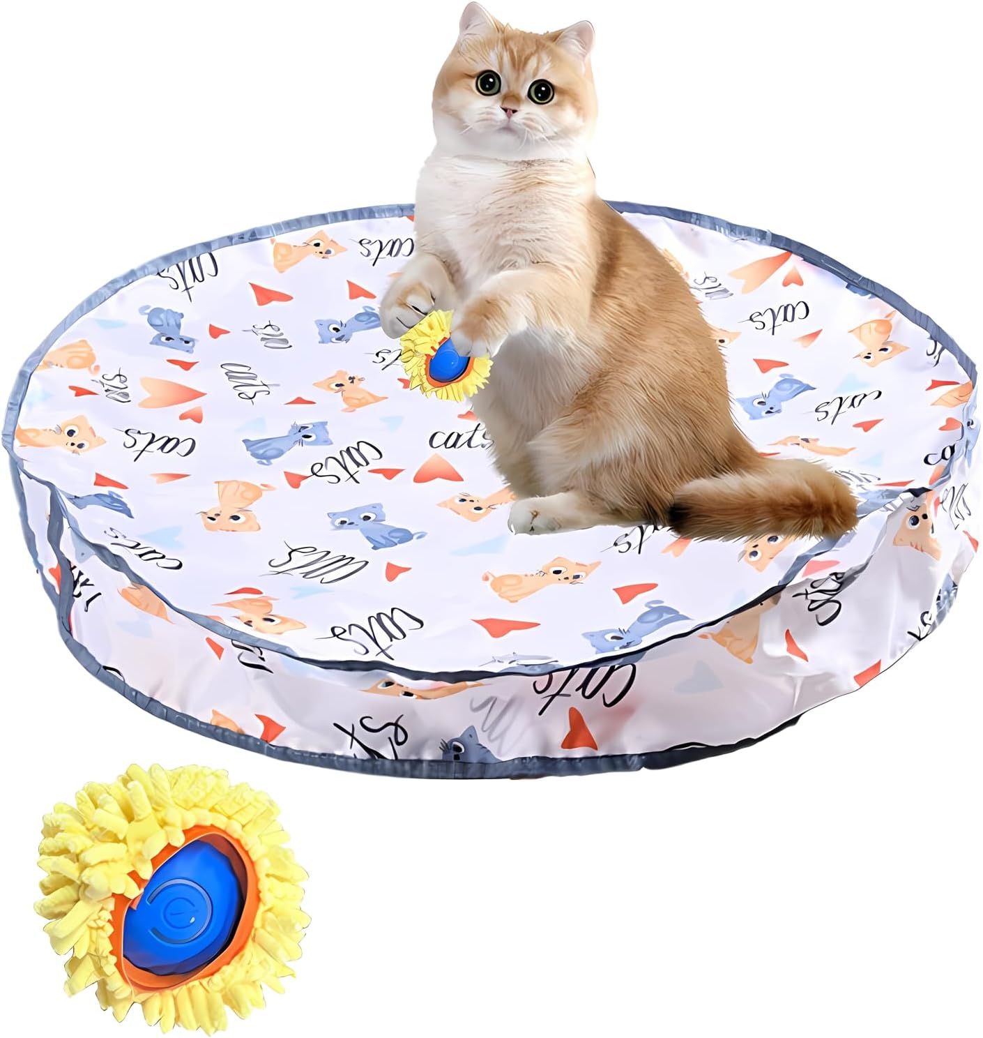 Rechargeable Fast Rolling Cat Toy