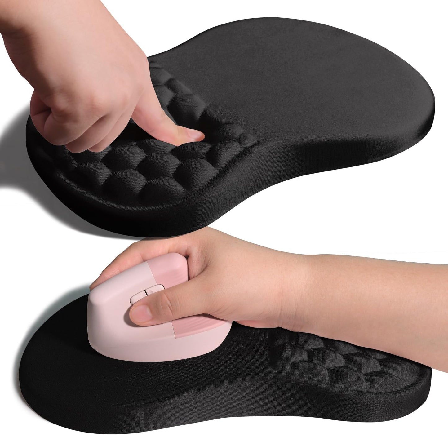 Armanza Memory Foam Mouse Pad - Ergonomic Wrist Support