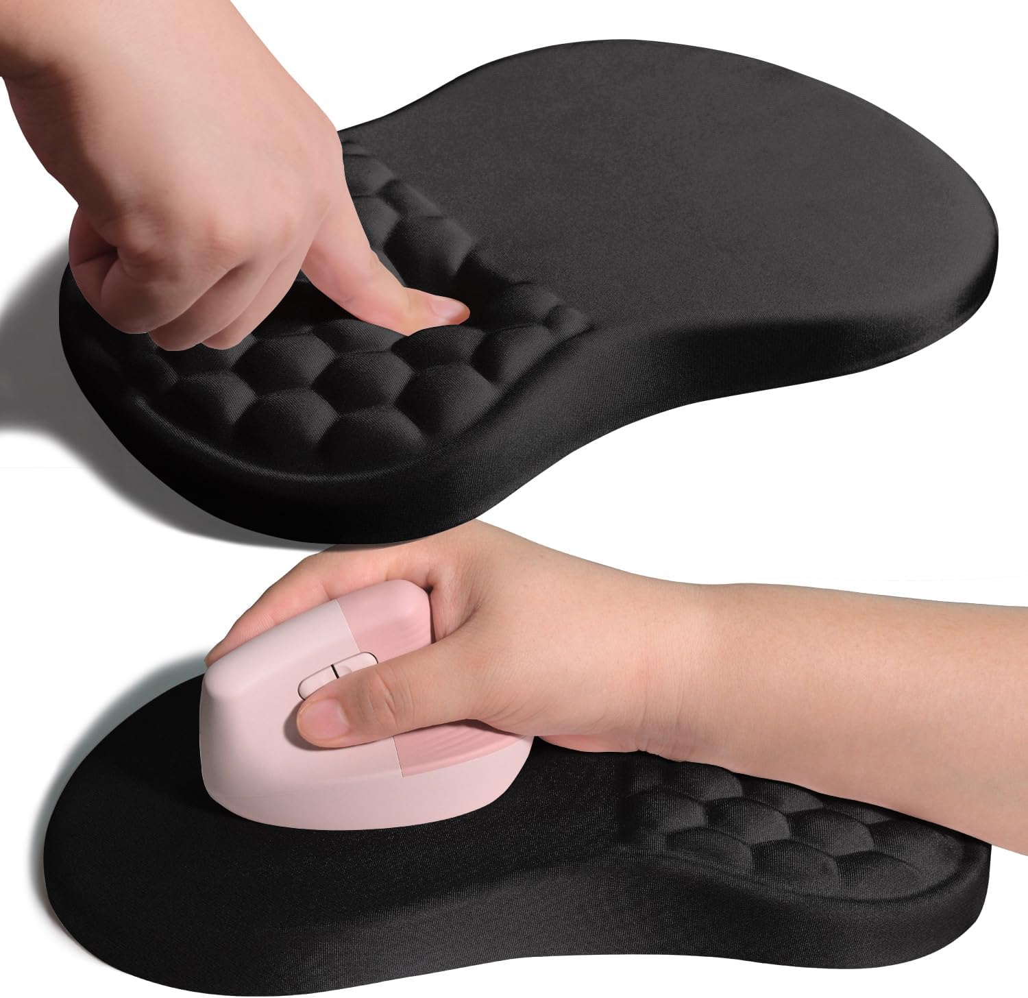 Armanza Memory Foam Mouse Pad - Ergonomic Wrist Support
